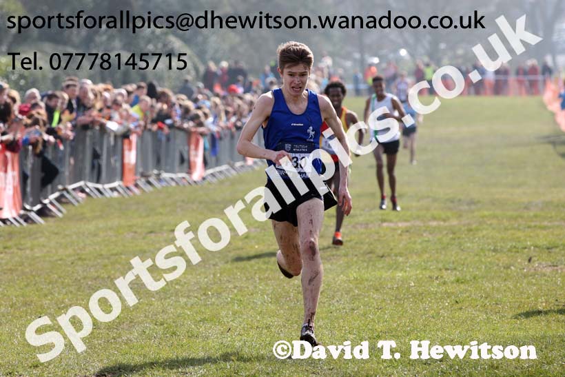 Mens under-20s 2016 Inter Counties Cross Country Champs. and Cross Challenge Final, Cofton Park, Birmingham. Photo: David T. Hewitson/Sports for All Pics
